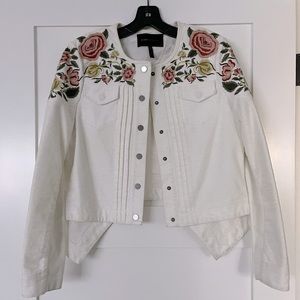 BCBGMAXAZRIA Embroidered Jacket